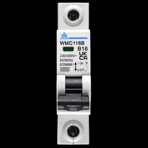 WHITECLIFFE 16 AMP CURVE B 6kA MCB CIRCUIT BREAKER WMC116B