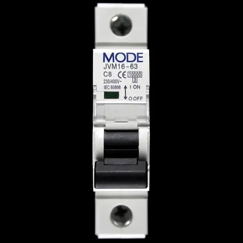 MODE 8 AMP CURVE C 10kA MCB CIRCUIT BREAKER JVM16-63
