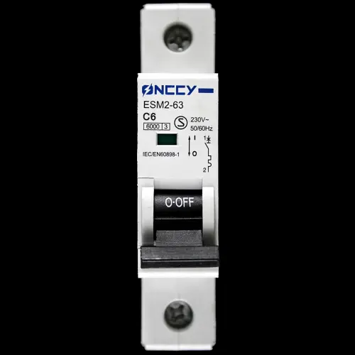 ONCCY 6 AMP CURVE C 6kA MCB CIRCUIT BREAKER ESM2-63