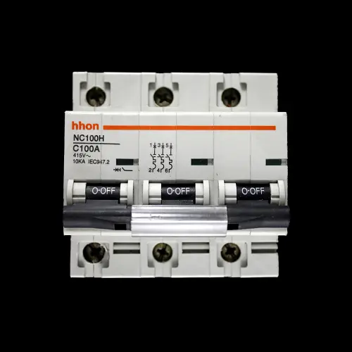 HHON C 100 MCB TRIPLE POLE 10kA CIRCUIT BREAKER NC100H