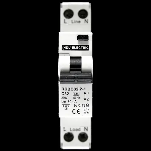 INDU-ELECTRIC C 32 RCBO 6kA 30mA TYPE A RCBO32.2-1