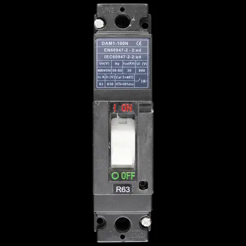 63 AMP 30kA MCCB DAM1-160N R63