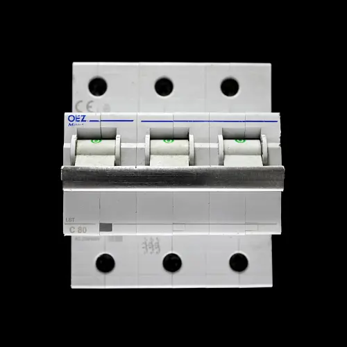 OEZ C 80 MCB TRIPLE POLE 10kA CIRCUIT BREAKER LST MINIA