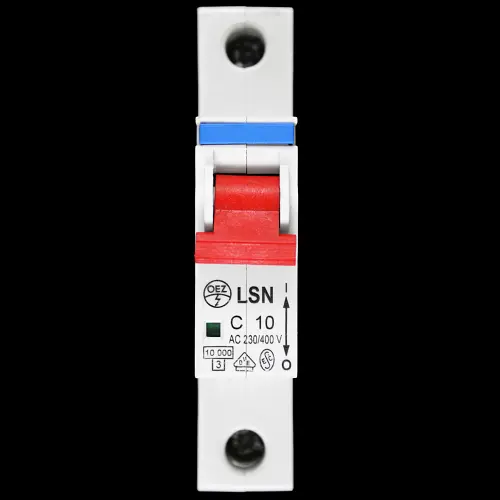 OEZ 10 AMP CURVE C 10kA MCB CIRCUIT BREAKER LSN