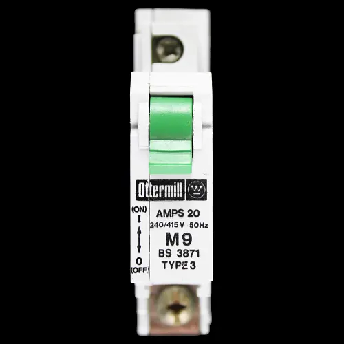 OTTERMILL 20 AMP TYPE 3 M9 MCB CIRCUIT BREAKER SYSTEM T G20