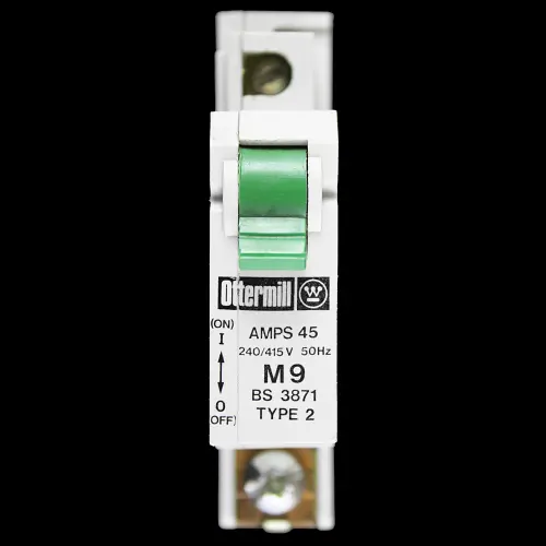 OTTERMILL 45 AMP TYPE 2 M9 MCB CIRCUIT BREAKER SYSTEM T T245