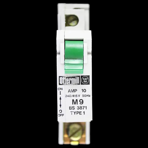 OTTERMILL 10 AMP TYPE 1 M9 MCB CIRCUIT BREAKER SYSTEM T