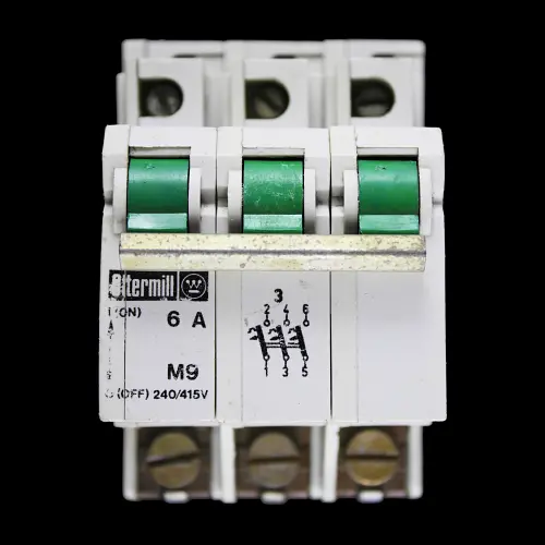 OTTERMILL 6 AMP M9 TRIPLE POLE MCB CIRCUIT BREAKER SYSTEM T G63P