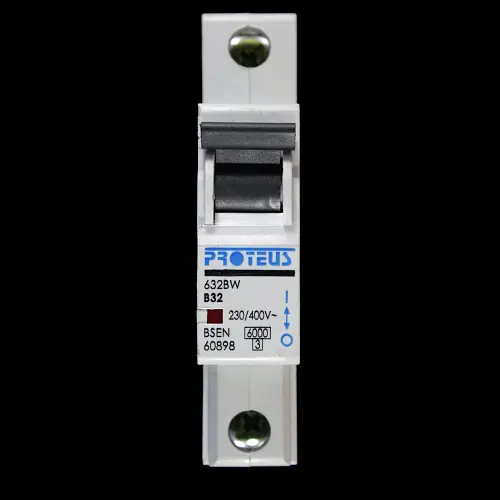 PROTEUS 32 AMP CURVE B 6kA MCB CIRCUIT BREAKER 632BW