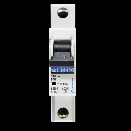 PROTEUS 40 AMP CURVE B 6kA MCB CIRCUIT BREAKER 640BW