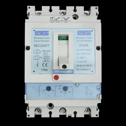 PROTEUS 200 AMP 36kA TRIPLE POLE MCCB MC200T