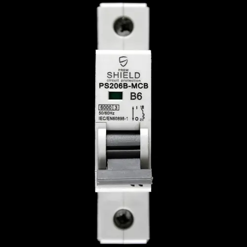 PREMSHIELD 6 AMP CURVE B 6kA MCB CIRCUIT BREAKER PS206B-MCB
