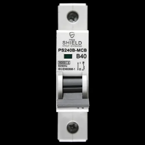 PREMSHIELD 40 AMP CURVE B 6kA MCB CIRCUIT BREAKER PS240B-MCB