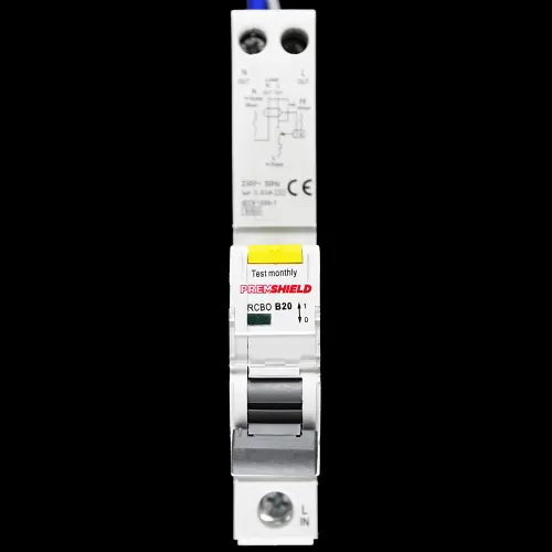 PREMSHIELD 20 AMP CURVE B 6kA 30mA RCBO TYPE AC PS120BRCBO