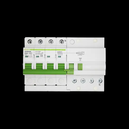 ROLEC 40 AMP CURVE D 6kA 30mA FOUR POLE RCBO TYPE A ACER0065