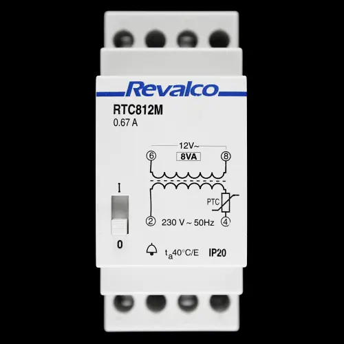 REVALCO 12V DOOR BELL SAFETY TRANSFORMER RTC812M