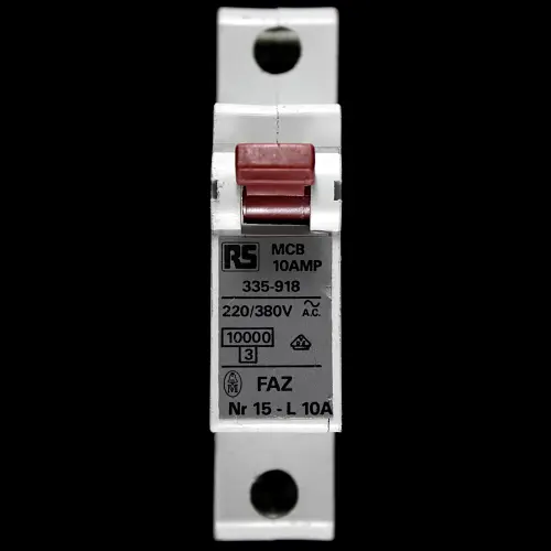 RS 10 AMP 10kA MCB CIRCUIT BREAKER FAZ NR15-L10A 335 918