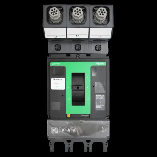 SCHNEIDER 400 AMP 50kA TRIPLE POLE MCCB NSX400N PP44003X