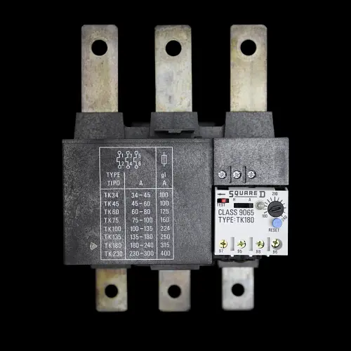 SQUARE D 180 - 240 AMP TRIPLE POLE THERMAL OVERLOAD RELAY 9065 TK180