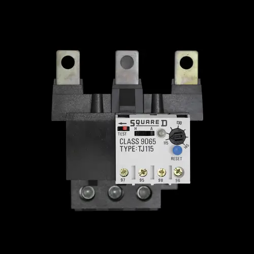 SQUARE D 115 - 145 AMP TRIPLE POLE THERMAL OVERLOAD RELAY 9065 TJ115