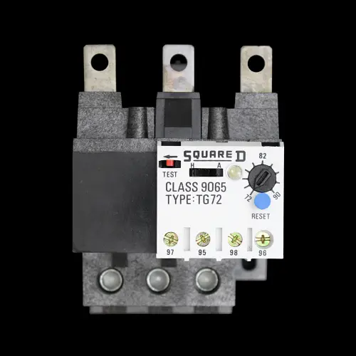 SQUARE D 72 - 90 AMP TRIPLE POLE THERMAL OVERLOAD RELAY 9065 TG72