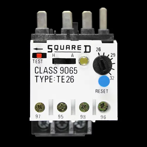 SQUARE D 26 - 32 AMP TRIPLE POLE THERMAL OVERLOAD RELAY 9065 TE26