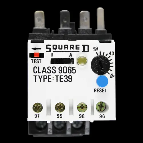 SQUARE D 39 - 48 AMP TRIPLE POLE THERMAL OVERLOAD RELAY 9065 TE39