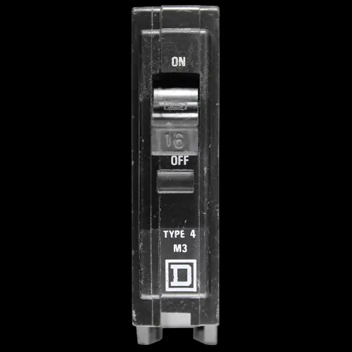 SQUARE D 16 AMP TYPE 4 M3 MCB CIRCUIT BREAKER QOX QO-X