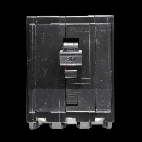 SQUARE D 30 AMP TYPE 4 M3 TRIPLE POLE MCB CIRCUIT BREAKER QOX QO-X