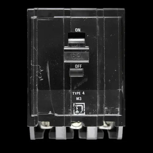 SQUARE D 63 AMP TYPE 4 M3 TRIPLE POLE MCB CIRCUIT BREAKER
