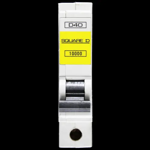 SQUARE D 40 AMP CURVE D 10kA MCB CIRCUIT BREAKER QOE 10000