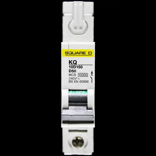 SQUARE D 50 AMP CURVE D 10kA MCB CIRCUIT BREAKER KQ 10D150