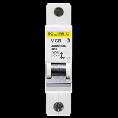 SQUARE D 20 AMP CURVE B 6kA MCB CIRCUIT BREAKER DOM20B6 DOMAE