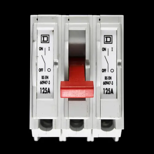 SQUARE D 125 AMP TRIPLE POLE MAIN SWITCH DISCONNECTOR QO3100M