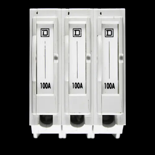 SQUARE D 100 AMP TRIPLE POLE LUGS UNIT QO QO3100L