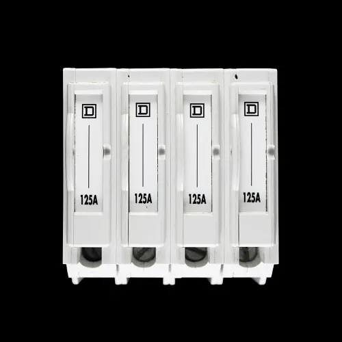 SQUARE D 125 AMP FOUR POLE LUGS UNIT QO4100L