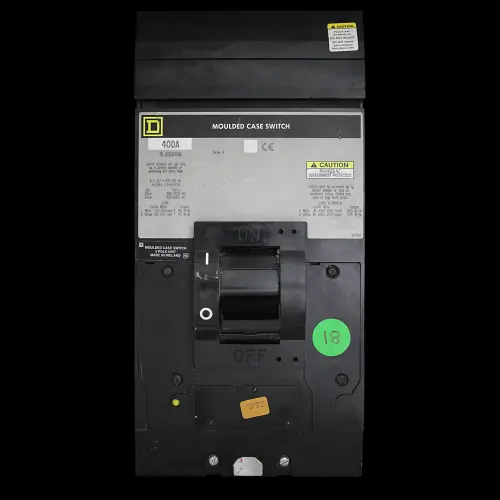 SQUARE D 400 MCCB TRIPLE POLE 36kA SERIES 4 SLA3000M