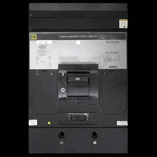 SQUARE D 630 MCCB TRIPLE POLE 36kA SERIES 2 SMA3630