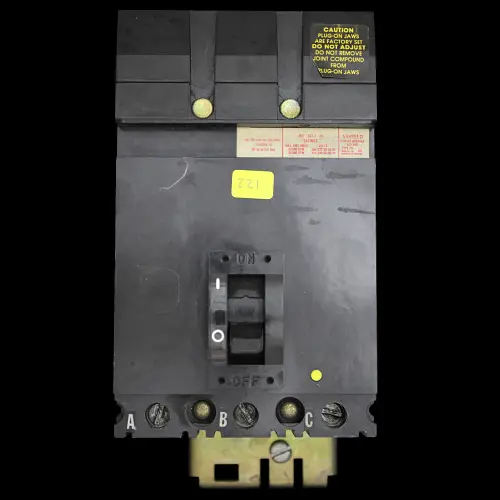 SQUARE D 125 MCCB TRIPLE POLE 25kA FH34125