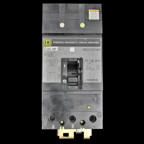 SQUARE D 200 AMP 36kA TRIPLE POLE MCCB SERIES 2 SKA3200