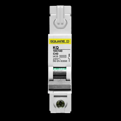 SQUARE D 40 AMP CURVE C 10kA MCB CIRCUIT BREAKER KQ10C140