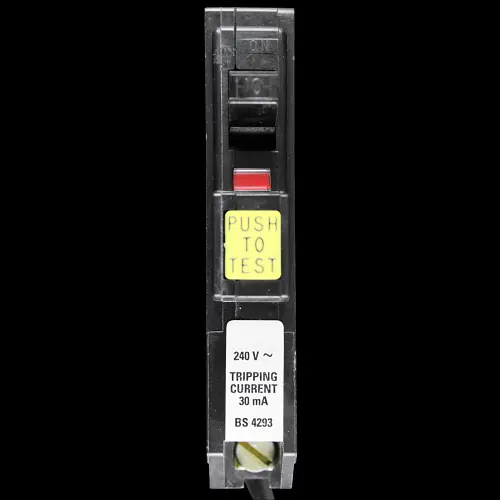 SQUARE D 10 AMP TYPE 4 M5 30mA RCBO QOH RCDX 30