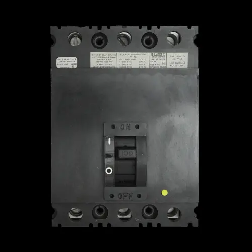 SQUARE D 100 AMP 14kA TRIPLE POLE MCCB FAL36100