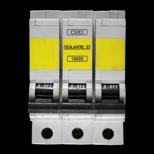 SQUARE D 20 AMP CURVE C 10kA TRIPLE POLE MCB CIRCUIT BREAKER QO320EC10 QOE