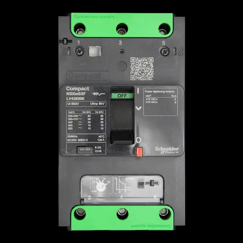 SCHNEIDER 16 AMP 36kA TRIPLE POLE MCCB NSXm63F LV426300
