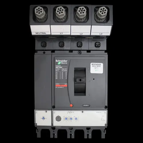 SCHNEIDER 400 AMP 36kA FOUR POLE MCCB NSX400F MGP4004X