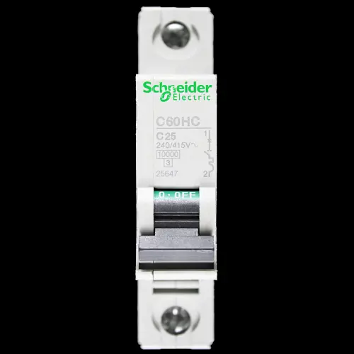 SCHNEIDER 25 AMP CURVE C 10kA MCB CIRCUIT BREAKER C60HC 25647