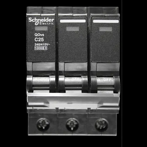 SCHNEIDER 25 AMP CURVE C 10kA TRIPLE POLE MCB CIRCUIT BREAKER QOvs QO325VSC10