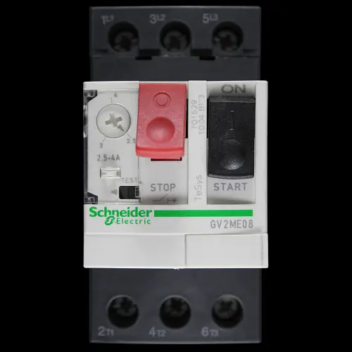 SCHNEIDER 2.5-4 AMP MOTOR PROTECTION CIRCUIT BREAKER GV2ME08