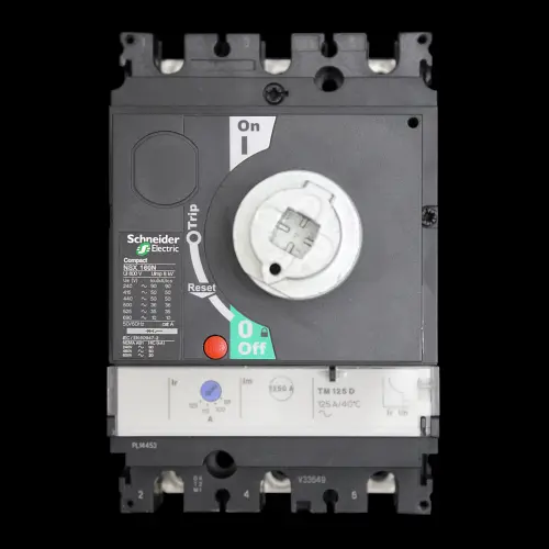 SCHNEIDER 125 AMP 50kA TRIPLE POLE MCCB NSX160N TM125D
